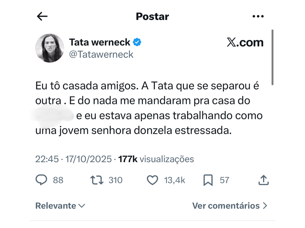 Reprodução (X)