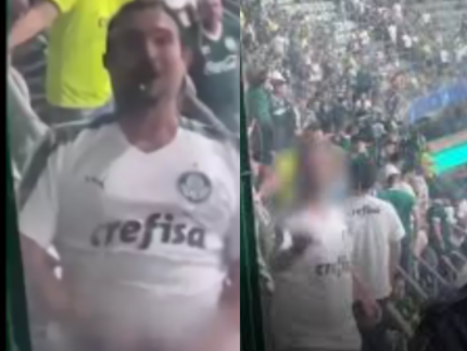 Palmeiras identifica homem que mostrou pênis a torcedora e cede imagens à polícia