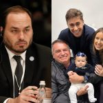 Bolsonaro aparece com filha de Nikolas e faz Carlos cobrar atenção para neta