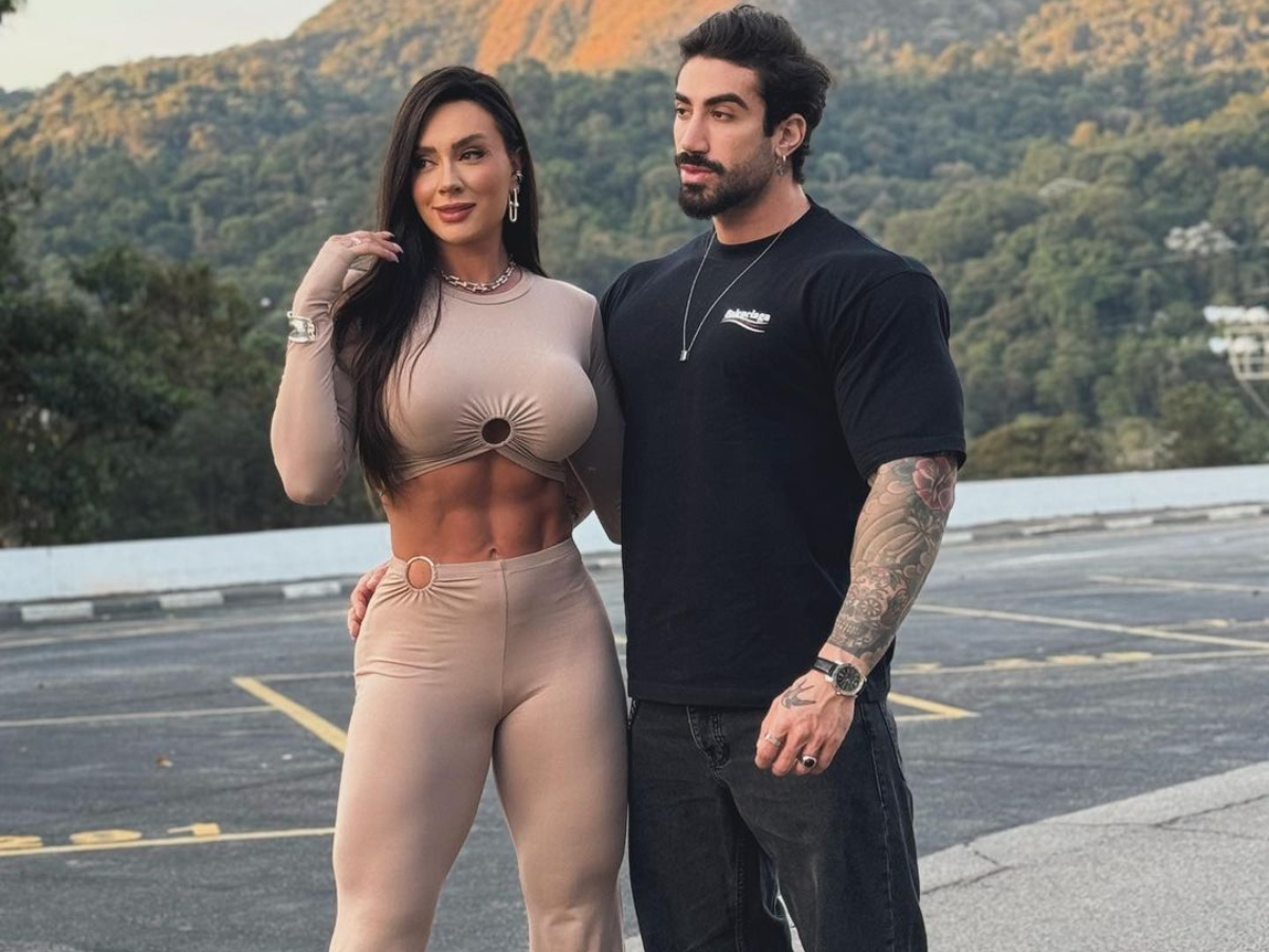 Juju Salimeni e Diogo Basaglia (Foto: Reprodução/Instagram)