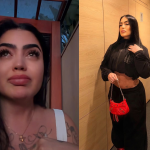 MC Mirella chora após ter endereço exposto e teme pela segurança da filha