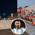 Mansão de Messi em Ibiza é pichada e vandalizada por ativistas ambientais