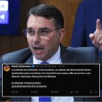 Flávio Bolsonaro reage à maioria do STF pela condenação de seu pai: “Suprema perseguição”