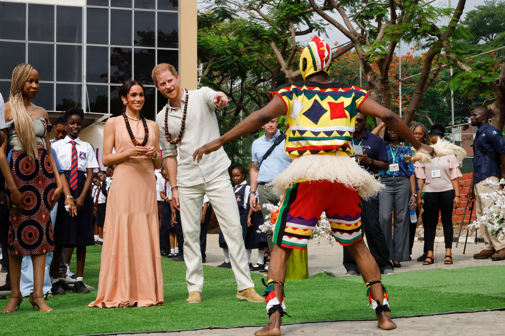 Príncipe Harry e Meghan visitam Nigéria. Fonte: Getty images.