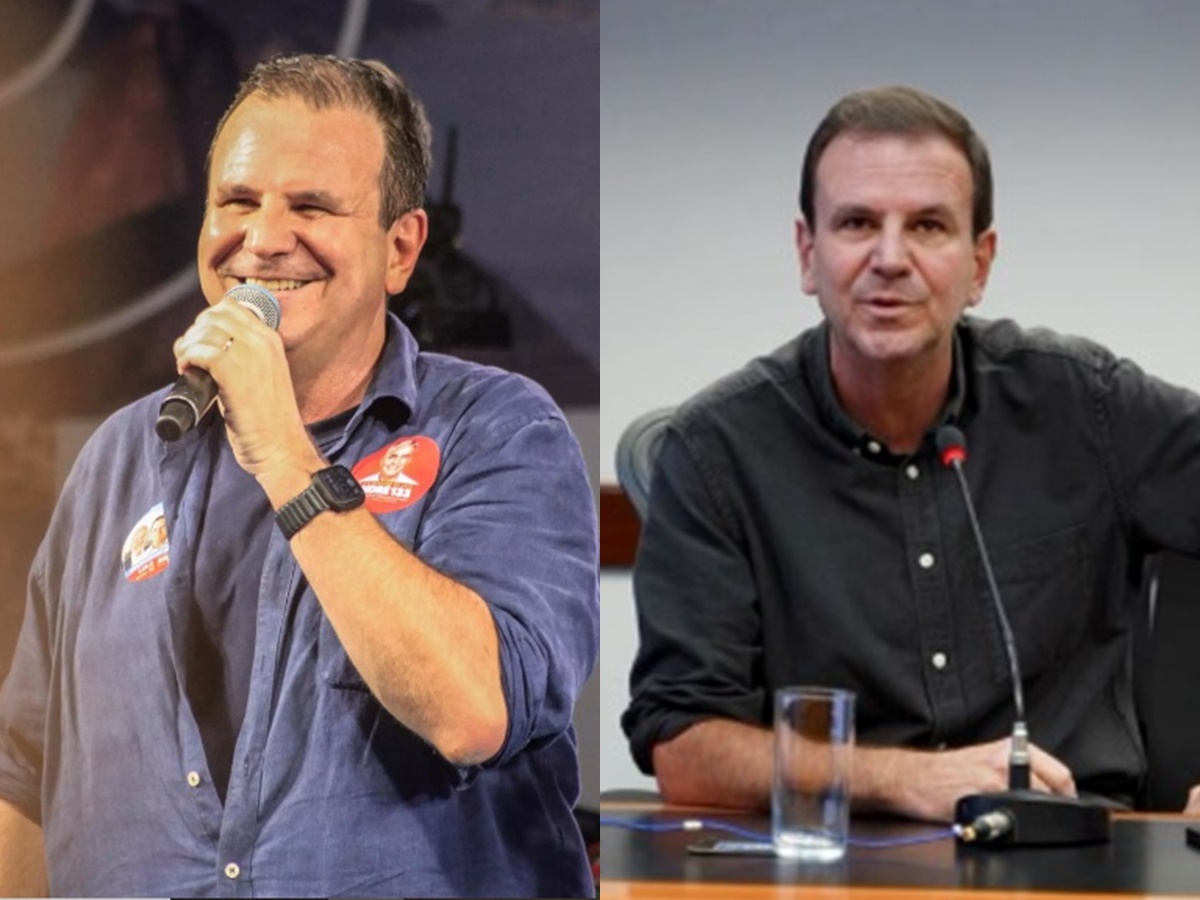 Eduardo Paes, prefeito do Rio, perdeu 30 kg usando remédio e praticando atividade física; veja o antes e depois do emagrecimento (Reprodução / Montagem portal LeoDias)