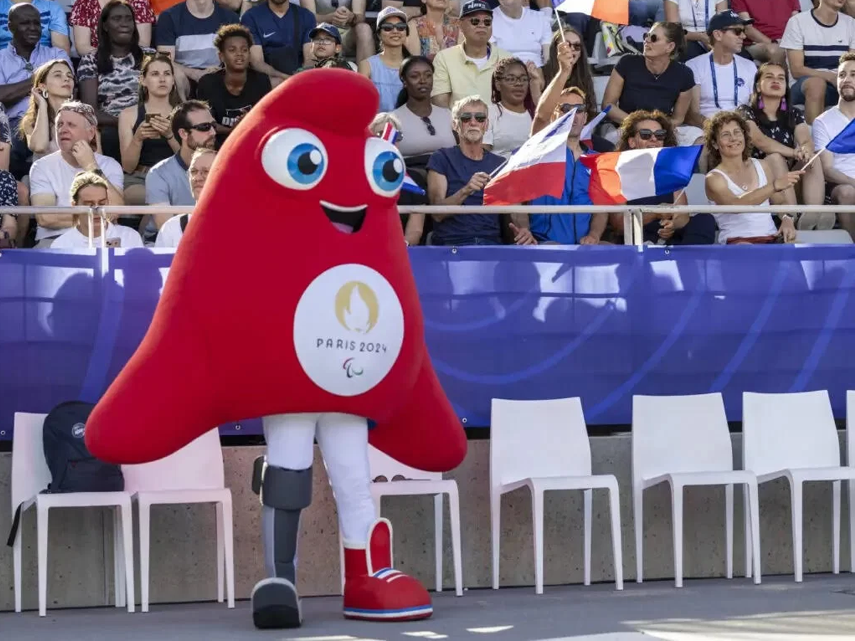 Mascote das Paralimpíadas de Paris 2024 (Reprodução)