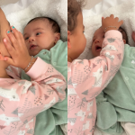 Bruna Biancardi compartilha fotos de Mavie fazendo carinho na irmã caçula, Mel