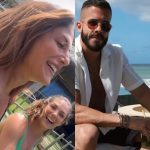 Tá esquentando! Mari Gonzalez e Pipo Marques viajam para resort com parentes