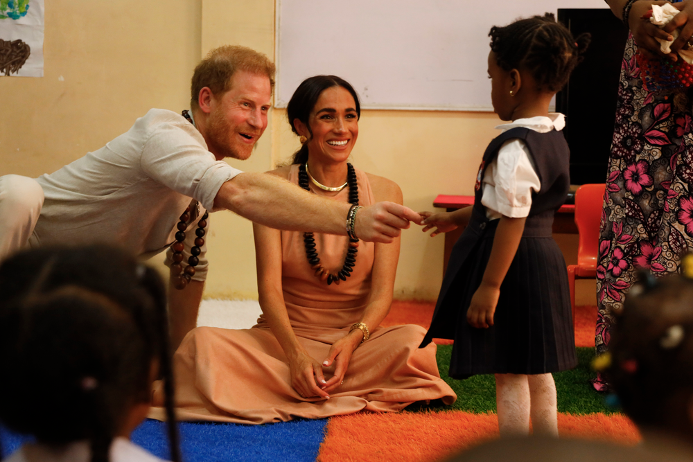 Príncipe Harry e Meghan visitam  Nigéria. Fonte: Getty images.