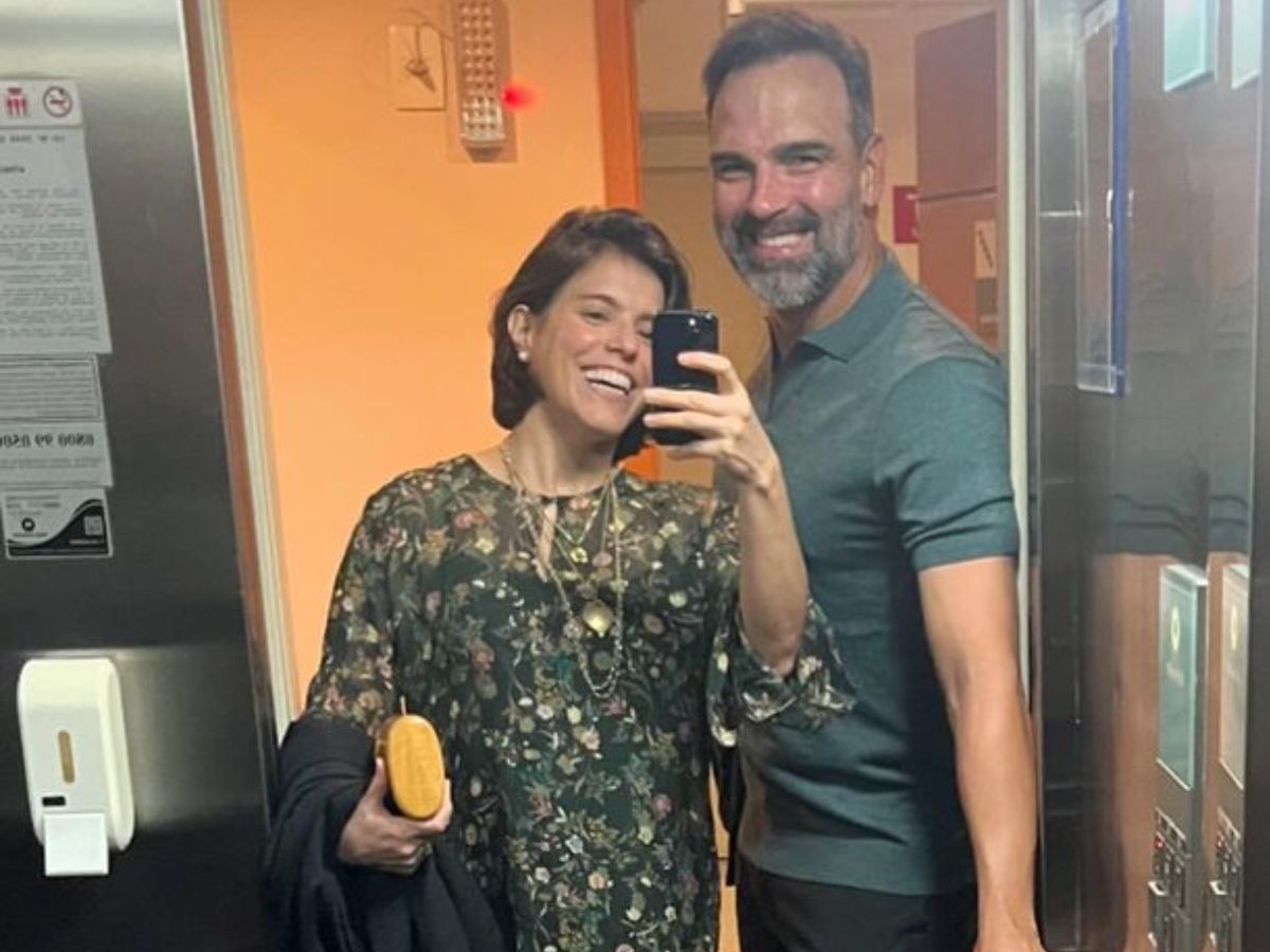 Ana Cristina e Tadeu Schmidt (Reprodução)
