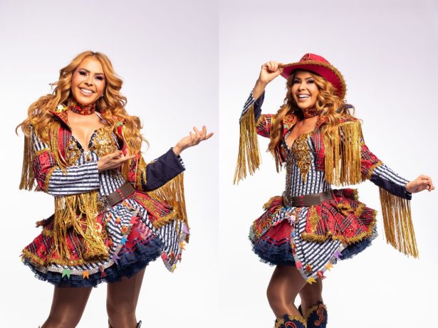 “Arraiá 30 Anos”: Joelma levará projeto para mais de 20 cidades e revela figurino inédito