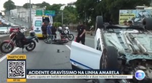Jornalista da Globo viraliza na web ao tentar explicar acidente inusitado no Rio