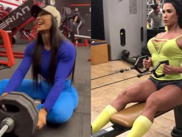 Gracyanne Barbosa brinca sobre a falta de companhia na academia: “Malho com a solidão”