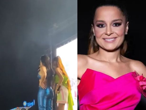 Vídeo na íntegra mostra Maiara dando bronca em fã que jogava objetos no palco