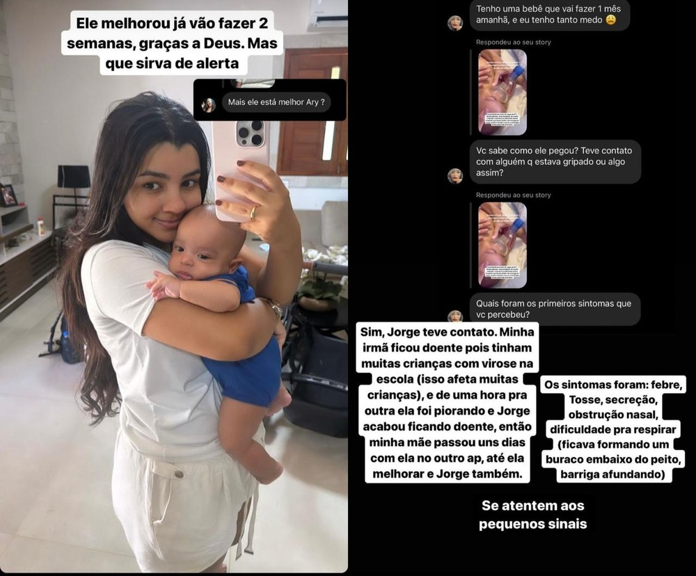 Ary Mirelle e seu filho Jorge. Reprodução.