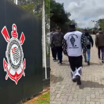 Organizadas do Corinthians vão ao CT e cobram elenco antes de clássico contra o Flamengo