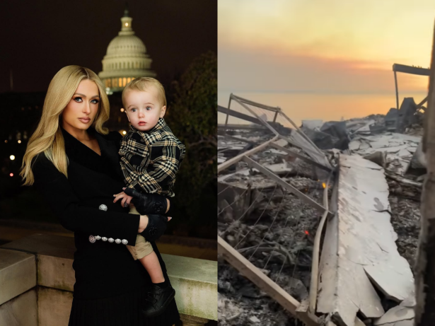 Paris Hilton mostra casa de praia após incêndio em Los Angeles: “Devastador”