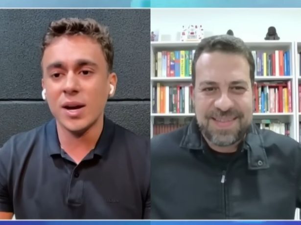 Nikolas Ferreira rebate Boulos ao vivo e nega vínculo com crime organizado: “Mentiroso”
