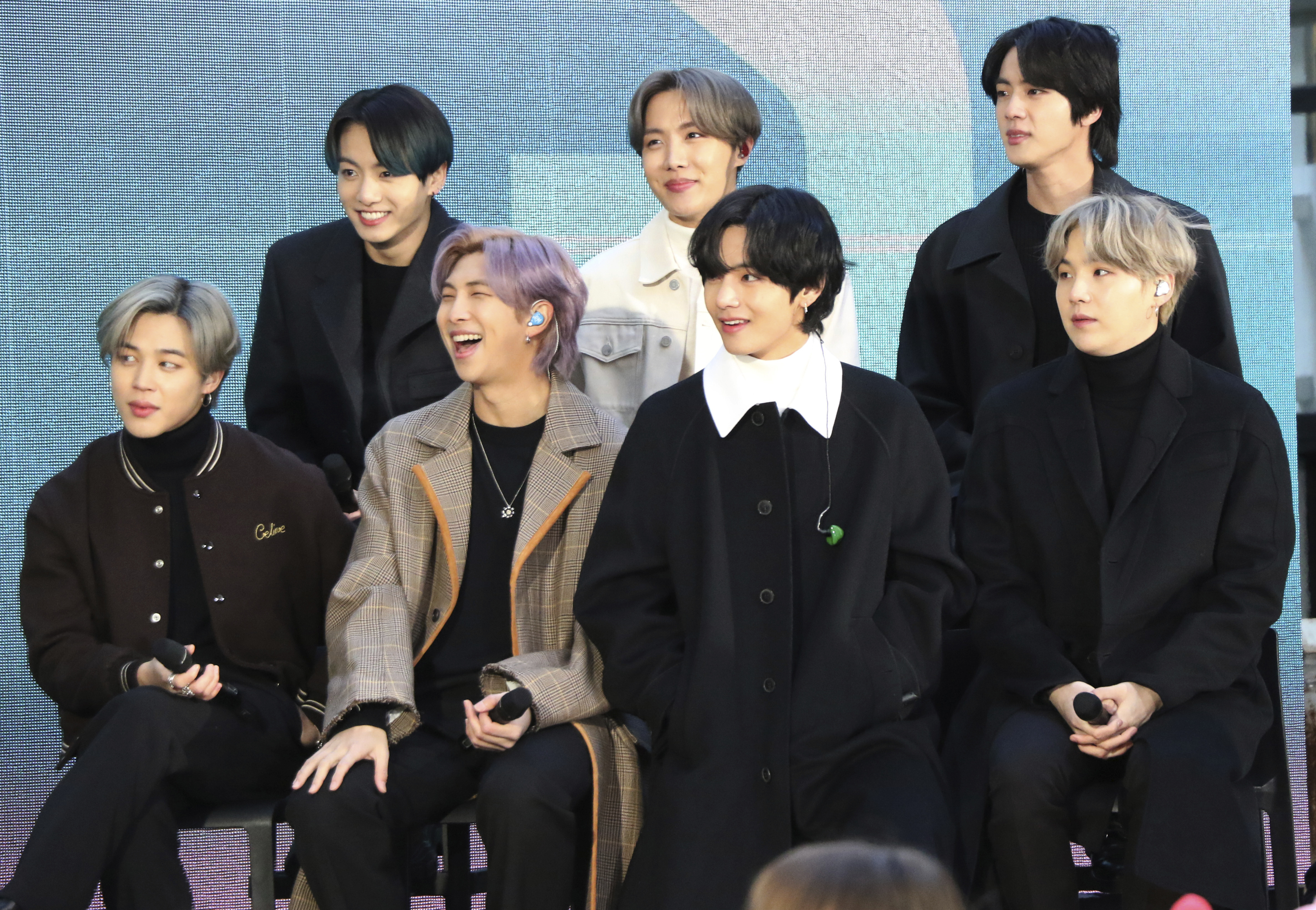 February 21, 2020 BTS live interview on Today Show at Rock Plaza in NewYork.February 21, 2020. Credit:RW/MediaPunch /IPX