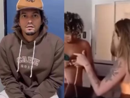 Acusado pela ex, MC Estudante pede perdão e publica vídeo apanhando de influenciadora