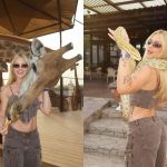 Flores, safári e negócios: saiba como está sendo a viagem de Virginia em Dubai