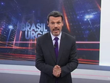 Afastado após empurrão em repórter, jornalista da Band retorna como apresentador