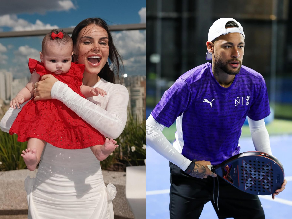 Amanda Kimberlly, Helena e Neymar Jr. - Foto: Reprodução/Instagram