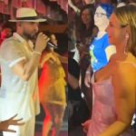 Amor Carnavalesco: Paolla Oliveira apoia e tieta Diogo Nogueira em show na Sapucaí