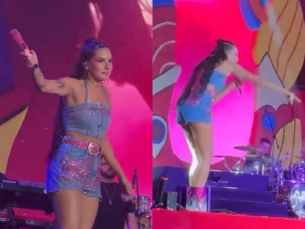 Ana Castela interrompe show de Carnaval após ver briga na plateia: “Ih, fora”