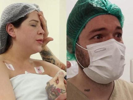 Nasce filha dos ex-BBBs Andressa Ganacin e Nasser após susto na reta final da gravidez