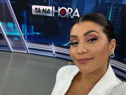 Apresentadora do “Tá na Hora” recebe mensagem agressiva durante jornal: “Coisas absurdas”