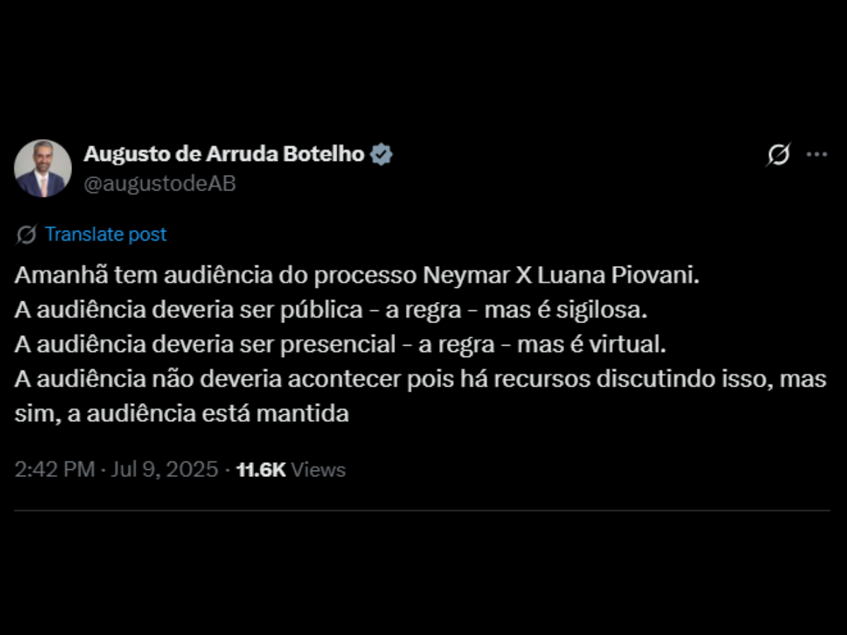Reprodução/X