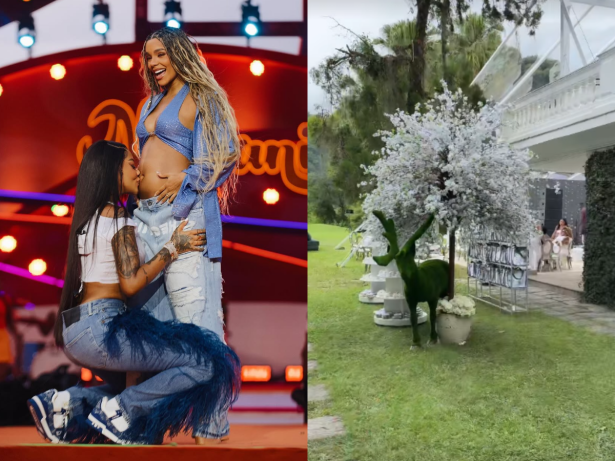 Veja detalhes da decoração do chá revelação de Brunna Gonçalves e Ludmilla