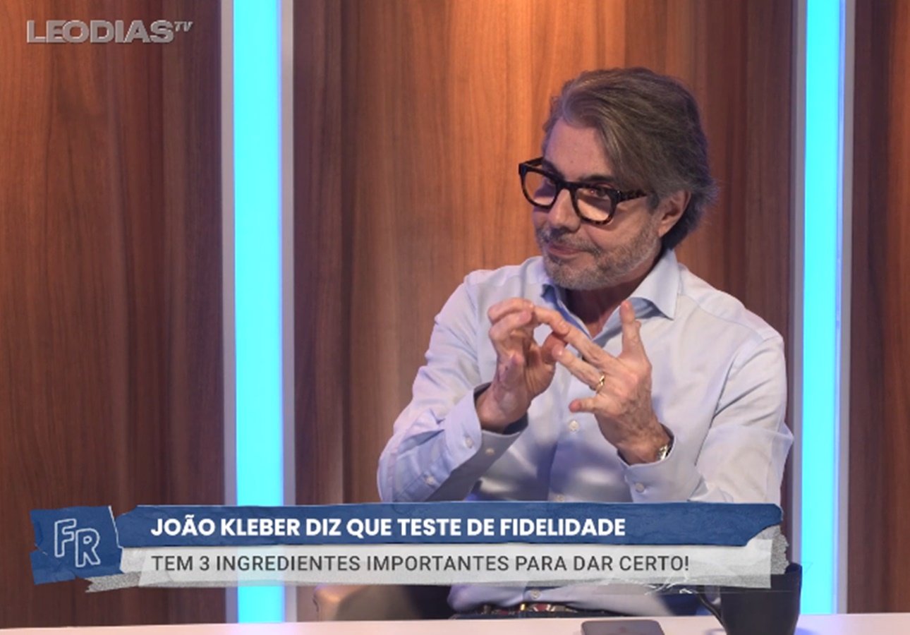 Apresentador João Kléber em entrevista ao "Programa Flávio Ricco" / LeoDias TV 