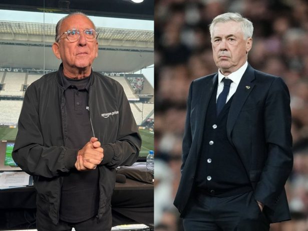 “Se Ednaldo cair, ele fica ou vai embora?”, diz Galvão sobre Ancelotti na Seleção