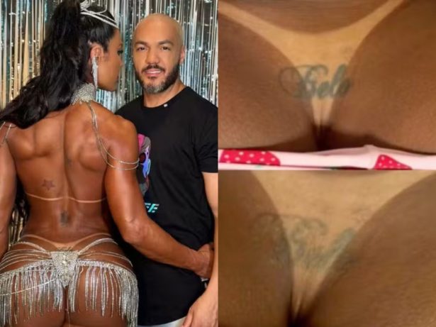 Gracyanne Barbosa inicia remoção de tatuagem íntima dedicada a Belo: “Fim de uma era”