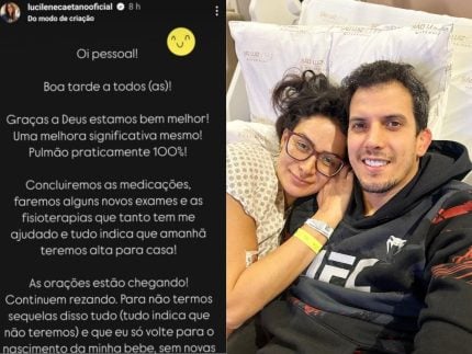 Ex-apresentadora da Band diz estar “quase 100%” e deve receber alta amanhã