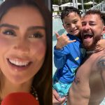 Bianca Andrade curte Copa com o filho e Fred, e exalta o ex: “É minha família”