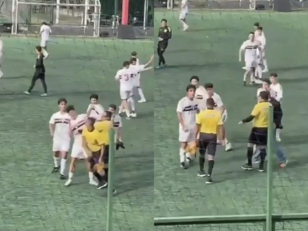 Confrontado, bandeirinha agride atleta e provoca pancadaria no sub-17 do São Paulo