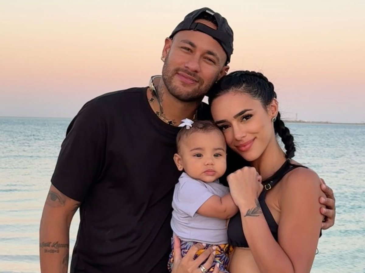 Neymar Júnior, Mavie e Bruna Biancardi (Foto: Reprodução/Instagram)