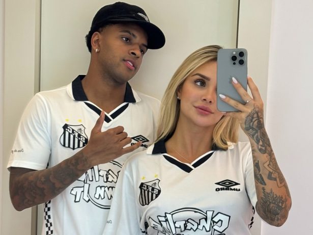 Rodrygo Goes curte dias de descanso com a namorada Bruna Rotta. Saiba destino!