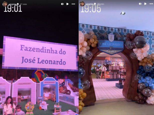 Do bolo à cenografia: Confira todos os detalhes da festa de 1 ano de José Leonardo