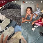 Malas prontas! Tainá compartilha preparação de viagem dos filhos com Léo Pereira para a final da Libertadores
