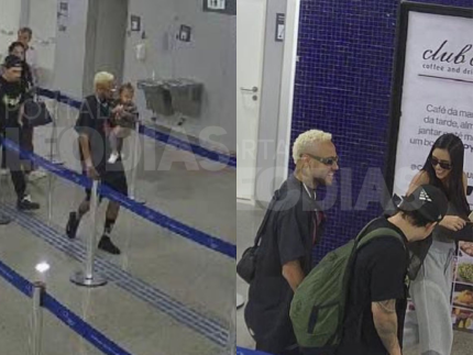 Neymar chega ao Brasil, passa pela polícia federal e segue para o Rio, onde fará festão