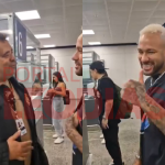 Policial Federal brinca com Neymar ao desembarcar no Ceará: “vai assinar com o Fortaleza?”