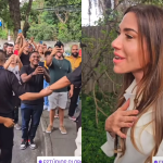 Patrícia Abravanel é ovacionada ao chegar na Globo para Melhores do Ano