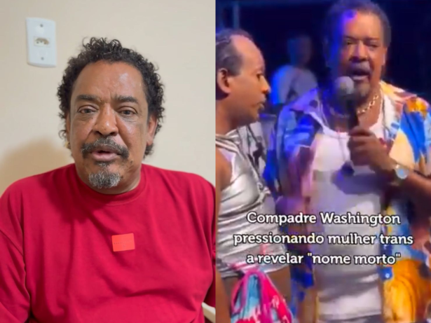 Compadre Washington se desculpa após constranger fã trans em show: “o mundo evoluiu”