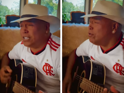 Flamengo faz homenagem a cantor Rick, torcedor declarado do clube