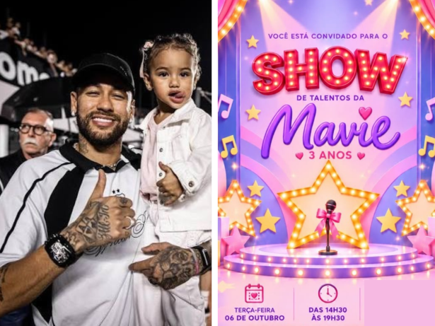 Saiba os detalhes do aniversário de 3 anos de Mavie, filha de Neymar e Biancardi