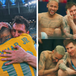 Neymar faz homenagem a Messi em dia de despedida do craque da seleção argentina